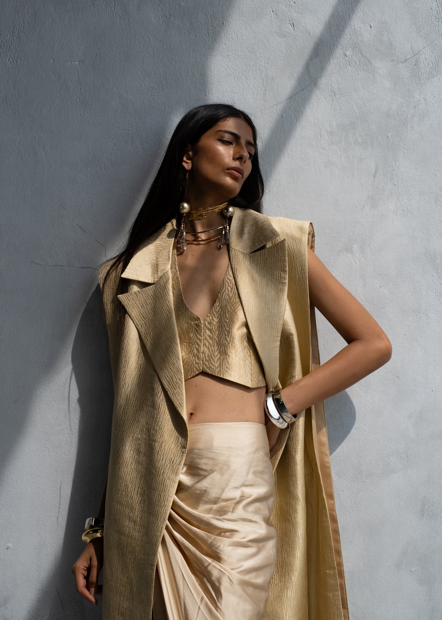 Chardonnay Waistcoat & Skirt