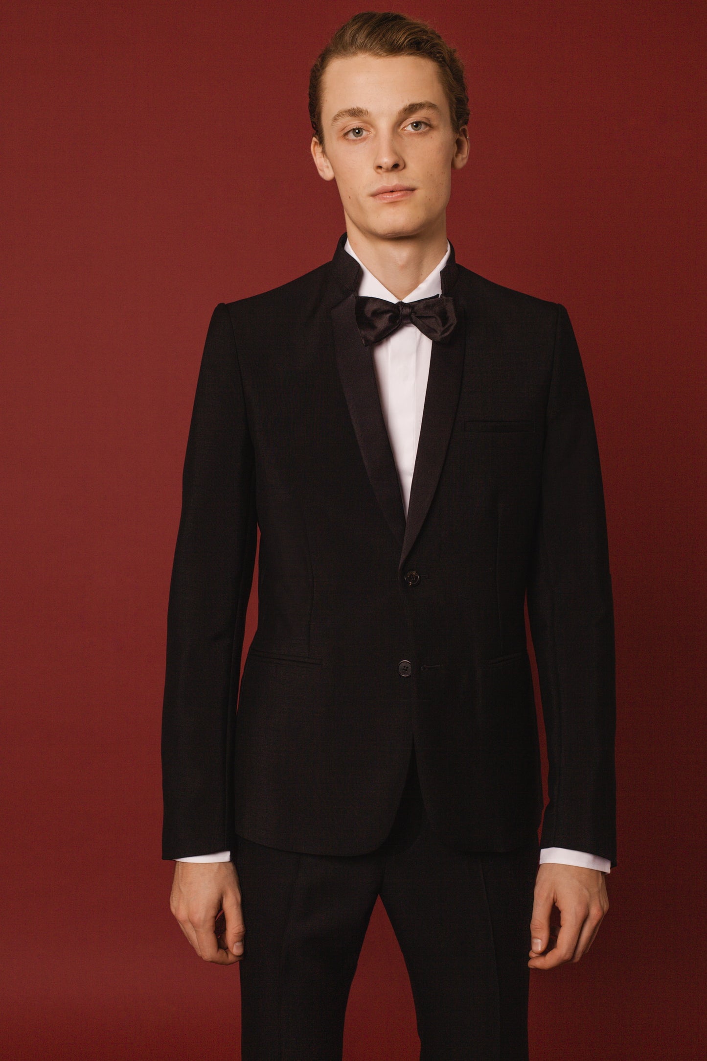 Satin Contemporary Tuxedo Jacket