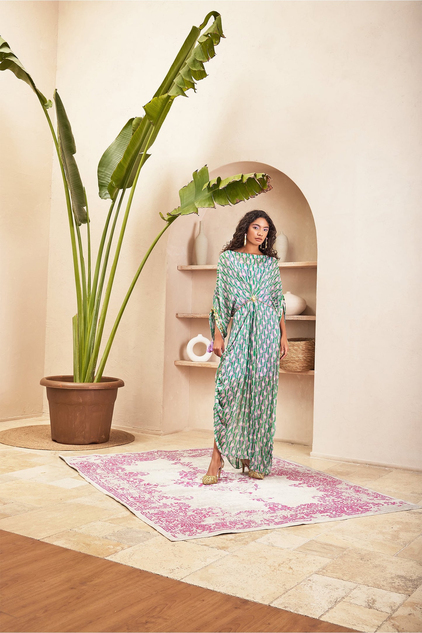 Jane Lilac Kaftan