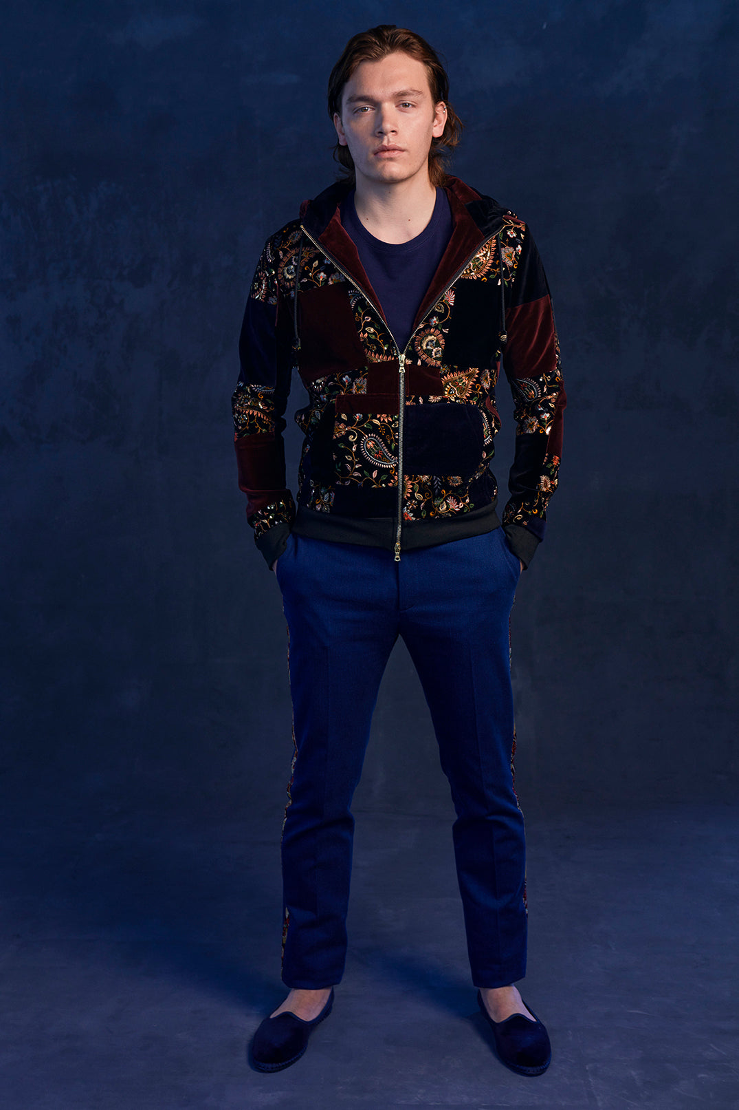 Patchwork hoodie