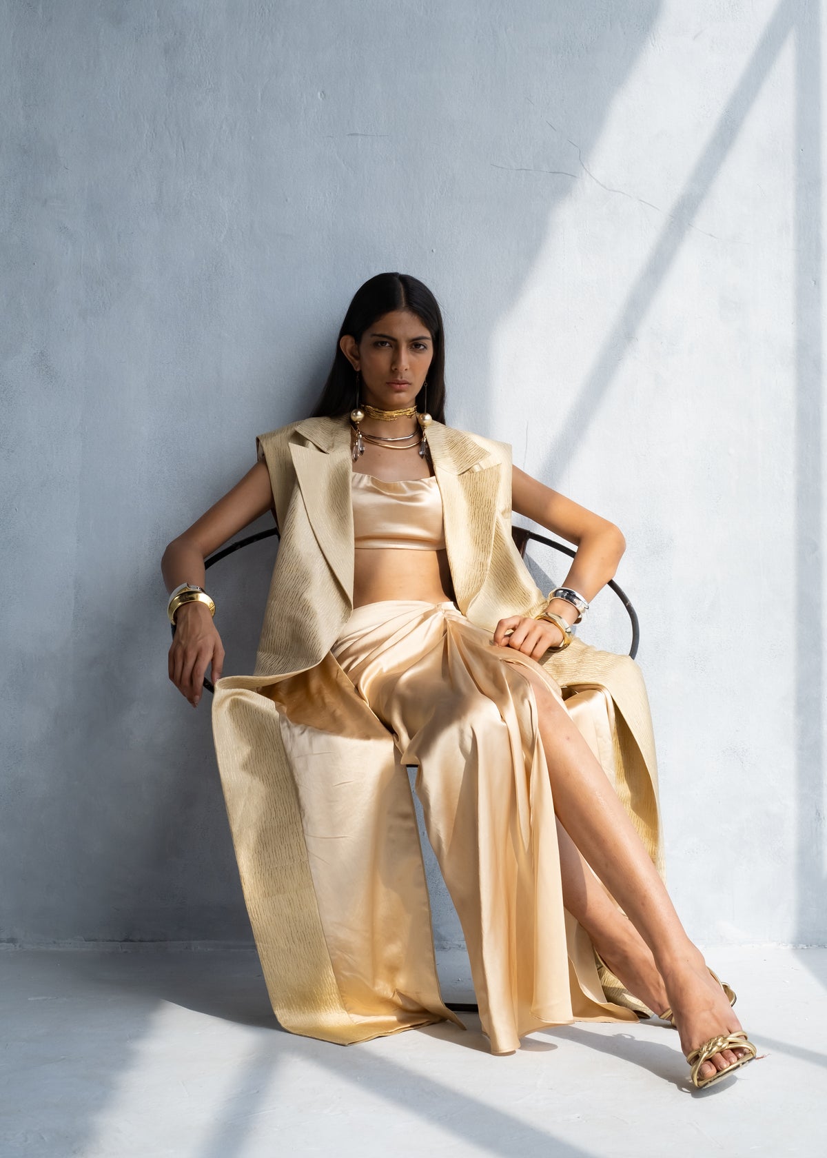 Chardonnay Long Cape & Skirt
