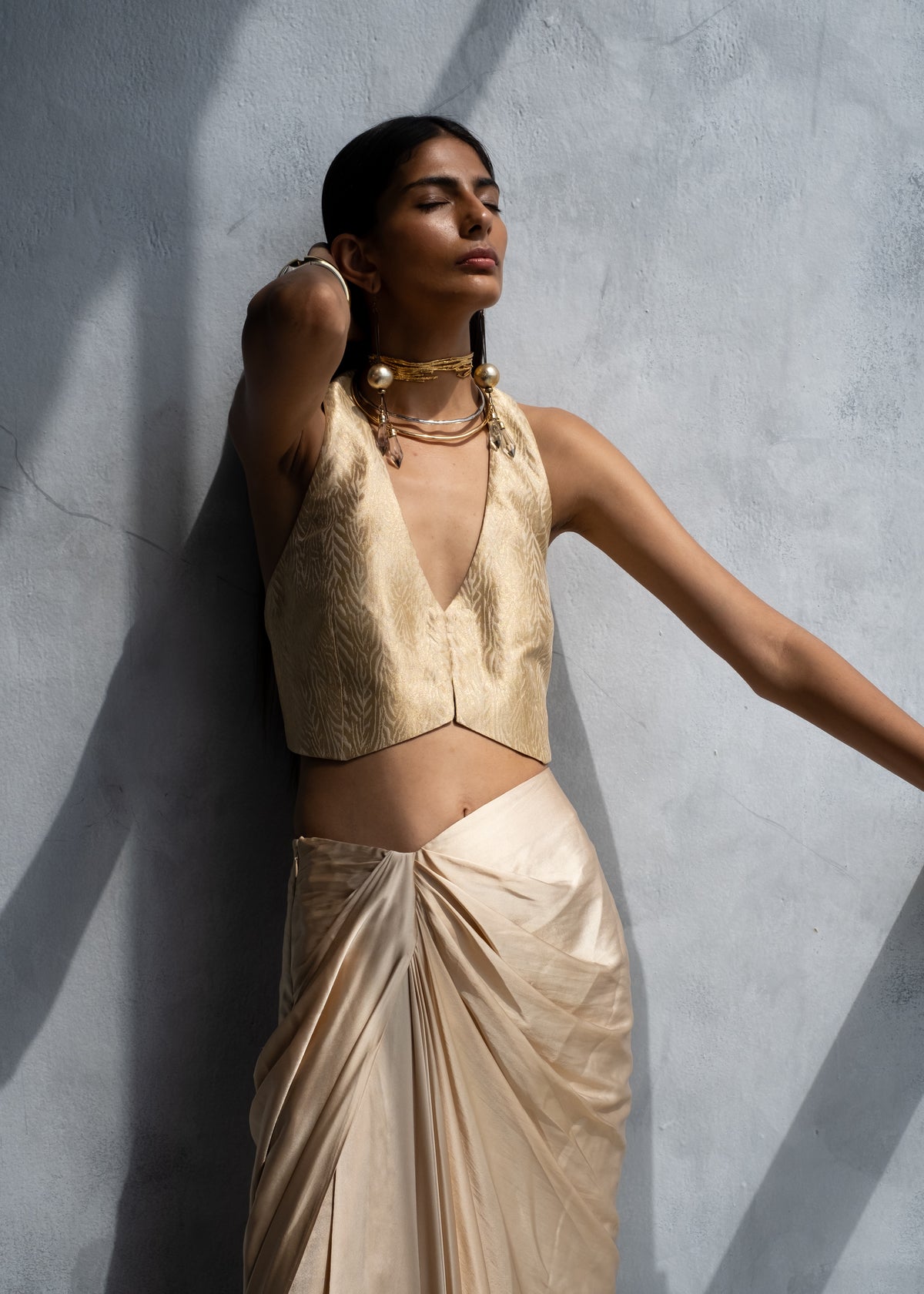 Chardonnay Waistcoat & Skirt
