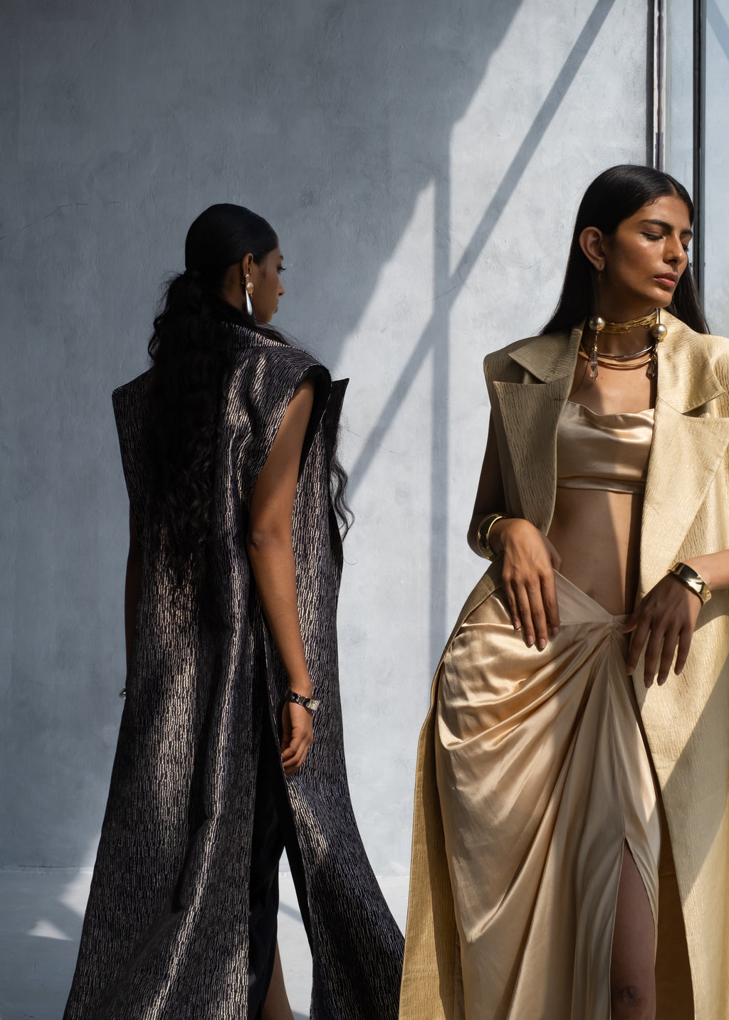 Chardonnay Long Cape & Skirt