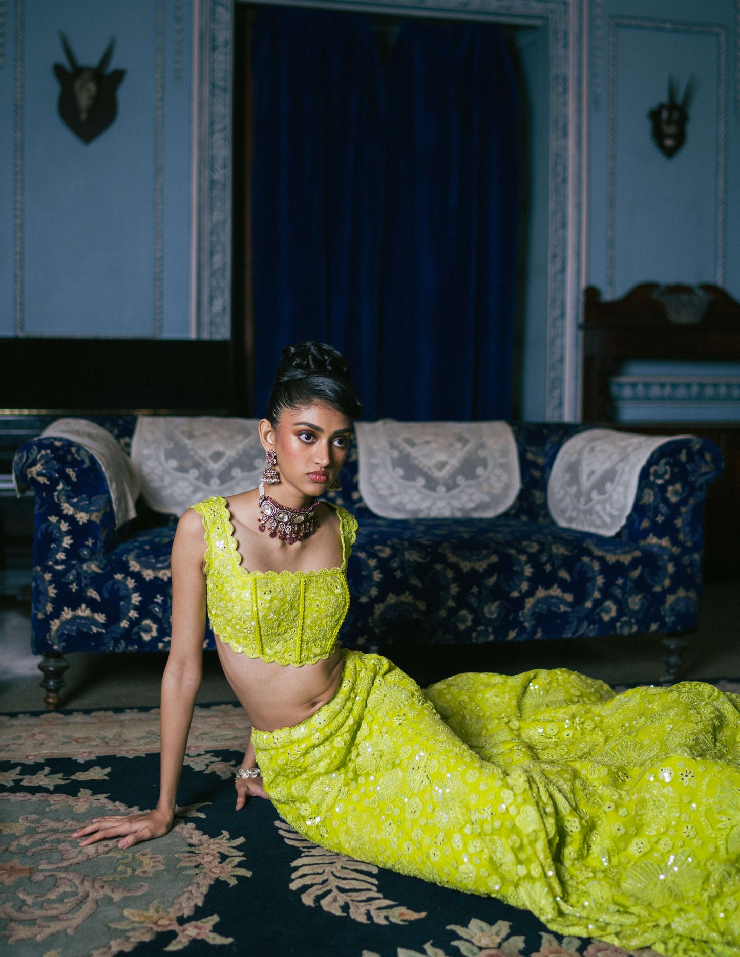 Celosia Lehenga set