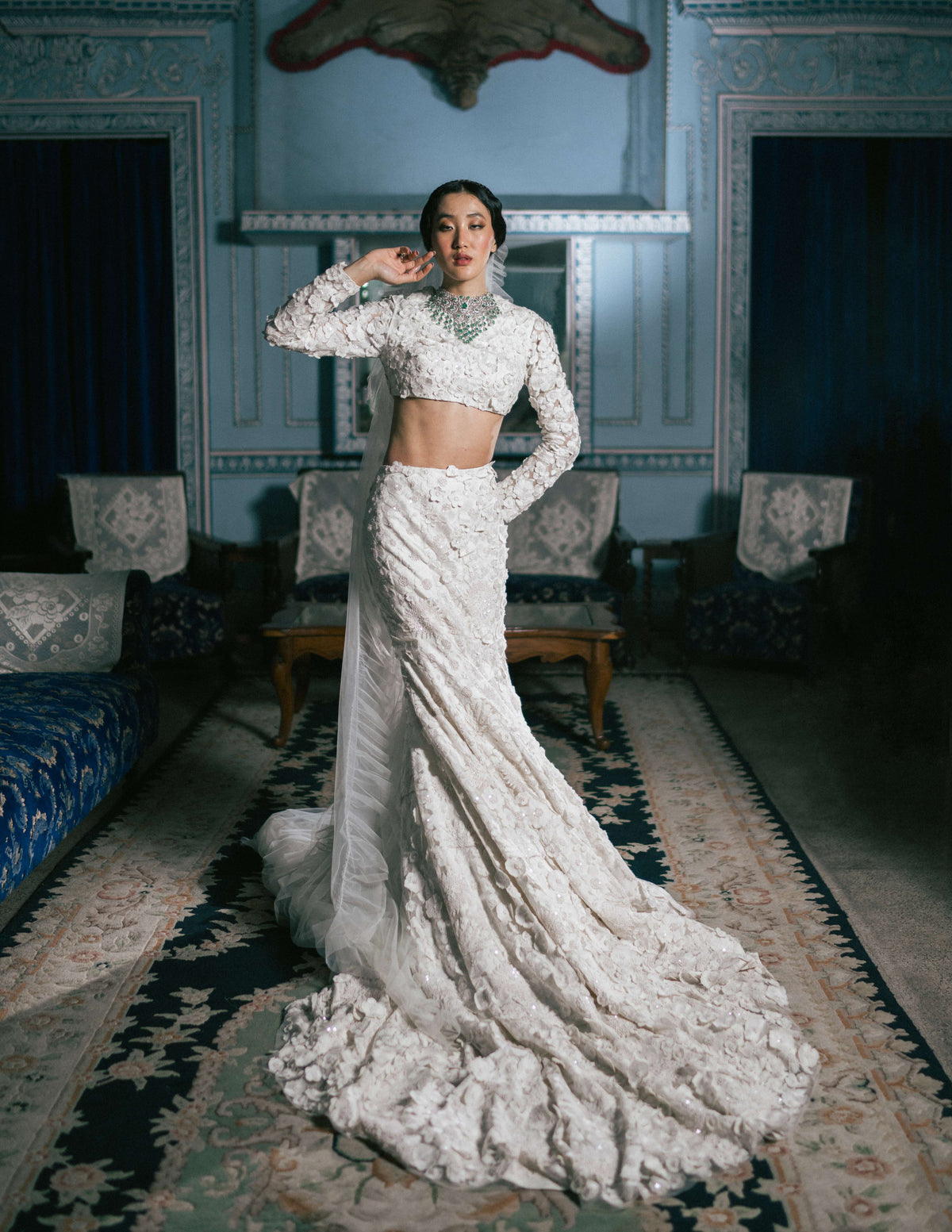 Cosmos Lehenga set