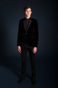 Contemporary Velvet Jacket - Wide Lapel (Satin)