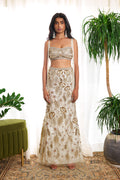 Aura Tassle Blouse & Skirt