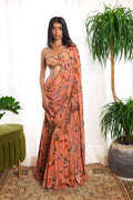 Fara Pre-Draped Saree Set
